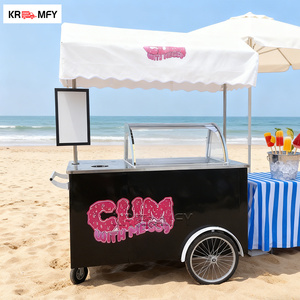 Vitrine Réfrigérée pour Glaces et Sucettes Glacées, Chariot de Présentation pour Food Truck et Restauration Rapide - Product Image 2