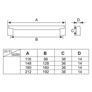 Poignées de porte de <span class=keywords><strong>tiroir</strong></span> d'armoires de cuisine en acier inoxydable zinc métal carré moderne de haute qualité pour armoire commode chambre salle de bain - Product Image 2