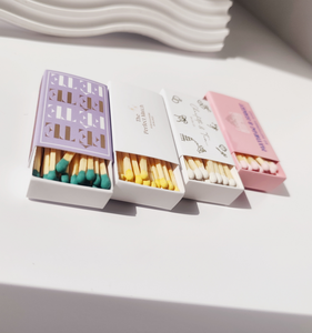 Di alta qualità personalizzabile semplice bello piccolo matrimonio scatole di fiammiferi all'ingrosso fabbricazione di sicurezza scatola con logo - Product Image 4