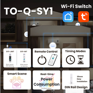 TONGOU SY Smart Switch Series Smart Miniature Circuit Breaker Tuya Ewelink Alexa Google Assistant <strong>Control</strong> MCB Type 220V 50A 63A - Product Image 2