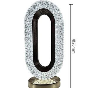 Cool Reflexed Roses Crystal Dia Mond Lámparas y decoraciones para el hogar Luces de dormitorio Control táctil Rose Crystal <span class=keywords><strong>MAGIC</strong></span> <span class=keywords><strong>Cristal</strong></span> Rgb t - Product Image 3