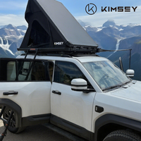 HW-001 KIMSEY Factory Outlet Tente de toit rigide pour 2-3 personnes, tente de toit pour voiture