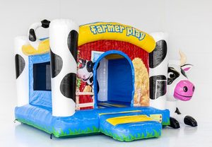 Gorilla cow kids amusing Ricochet's single Home commercial inflatable jumping Castle - Product Image 2
