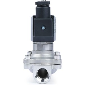 EE. UU. Válvula Solenoide Sólida de 1/2 Pulgada de Acero Inoxidable 110V CA Normalmente Abierta con Sello de Viton - Product Image 5