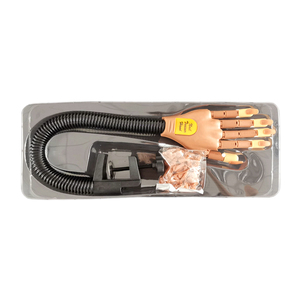 Modèle de main prothétique SunelPort <span class=keywords><strong>Nail</strong></span> Art Joint Prosthetic Hand Model SP-282 pour la pratique, doigts pliables, support mécanique mobile, plaques à ongles en gel - Product Image 6