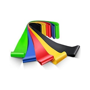 Bandes de Résistance Élastiques en Latex pour Yoga et Gymnastique, Lot de Bandes de Résistance Colorées à Marque Privée pour Entraînement - Product Image 1