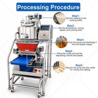 ORME Kleine Semi-automatische Suikerkookapparatuur Gummy Deposit Lollipop Jelly Candy Maakmachine