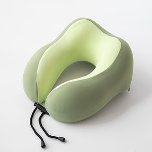 หมอนเมมโมรี่รูปตัวยูพร้อมผ้าสแปนเด็กซ์และผ้าไนล่อนสะท้อนกลับช้าหมอนรองไหล่และคอสองข้าง360องศา - Product Image 5