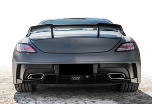 SKY DESIGN Car <strong>Parts</strong> Wing Forged Carbon Fiber Spoiler for Mercedes <strong>SLS</strong> AMG Rear Wing Spoiler Carbon Fiber Bodykit - Product Image 4