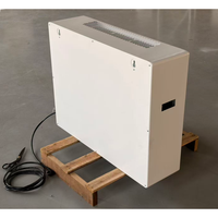 Déshumidificateur mural ultra-mince en métal 200L pour petite maison moderne, 2900W, débit d'air 2000m³/h, pour piscine et usage domestique