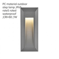 Lumière murale LED moderne à montage en surface pour extérieur, intérieur, marches, escalier, couloir, mur