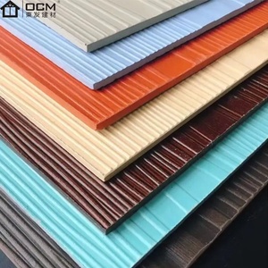 Không Thấm Nước Lắp Đặt Trang Trí Bên Ngoài Tường Panels Hạt Gỗ Sợi Xi Măng Siding Board - Product Image 5