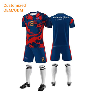 Tùy Chỉnh Tên Người Chơi Bóng Đá Jersey Set Thoáng Khí Bóng Đá Jersey Thăng Hoa Đồng Phục Bóng Đá - Product Image 1