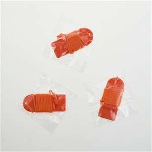 Silbato Plano de Plástico Naranja con Cuerda, Venta Directa de Fábrica, Silbato Triatónico, Silbato de Árbitro R1052 - Product Image 4