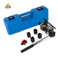 Kit d'outils de sertissage de conduites de frein 8 pièces pour tubes de frein en cuivre et aluminium de 3/16 ", 1/4 ", 5/16 " et 3/8 " pour réparation automobile