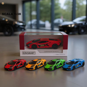 Kinsmart Lamborghini Revuelto 1:38, Modelo de Auto de Metal Fundido a Presión, Juguete Coleccionable - Product Image 2