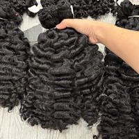 Perruque Lace Front en Cheveux Naturels Bouclés du Cambodge de Qualité Supérieure, Cheveux Remy à Tissage Simple, avec Fermeture à Double Tissage Faite à la Machine et Clips à Bandes Adhésives
