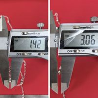 Vente en gros de fournitures de fabrication de bijoux en argent sterling 925 et plaqué or 18 carats, chaîne à perles ondulées pour la fabrication de colliers et de bracelets
