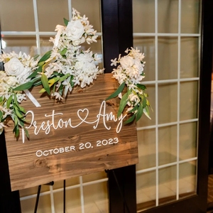 Wood <strong>Wedding</strong> <strong>Welcome</strong> Sign Guest Book Sign Display Sign <strong>Board</strong> for <strong>Wedding</strong> Decor - Product Image 5