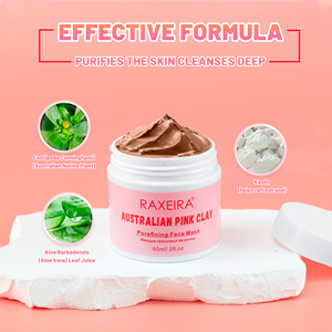 Masque d'<span class=keywords><strong>argile</strong></span> nettoyant pour les pores-Resserrement des pores hydratant Apaisant éclaircissant pour la peau Nettoyage doux pour tous les types de peau - Product Image 2