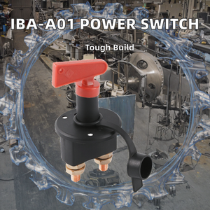IBA-A01 12V/24V interrupteur à clé isolateur <span class=keywords><strong>de</strong></span> batterie en plastique interrupteur <span class=keywords><strong>de</strong></span> déconnexion disjoncteur pour <span class=keywords><strong>France</strong></span> grossiste - Product Image 3