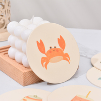 Aangepaste print cognitieve flashcards fruit dieren kinderen educatieve kaarten groothandel fabriek