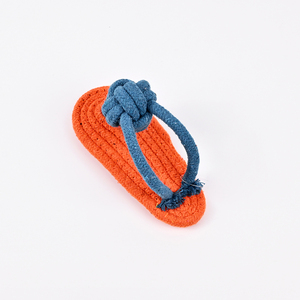 Produttore di cotone pantofola a forma di cane da masticare giocattoli per animali domestici giocattoli per addestramento del cucciolo - Product Image 4