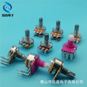 Potentiomètre rotatif 149 à résistance réglable B1K B10K B250K avec actionneur moleté 1 canal filetage M8x0.75 - Product Image 2