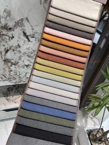 Tissu de canapé professionnel fabriqué en Chine, tissu en lin chenille antidérapant pas cher pour les petits appartements et les meubles de <span class=keywords><strong>villa</strong></span> - Product Image 3