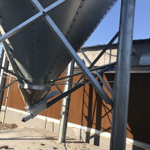 17,8 toneladas de capacidad Equipo de silo de alimentación para aves de corral y ganado Nueva condición para alimentación de cerdos - Product Image 5