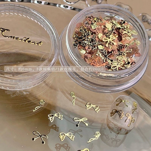 Tôle 3D ultra-mince pour bijoux d'art d'<span class=keywords><strong>ongle</strong></span> Exquis Bow Letter Rose Star Awns pour Noël Nouvel An Décor pour ordinateur - Product Image 3
