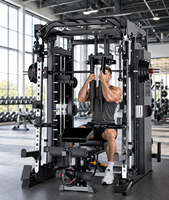 Vente chaude prix d'usine Smith Machine équipement de musculation commercial multi-fonction tout-en-un formateur Squat Rack