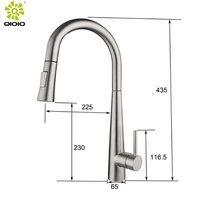 Robinet en acier inoxydable 304, livraison gratuite, mitigeur de couleur blanche, capteur tactile à retrait automatique, pour évier de cuisine