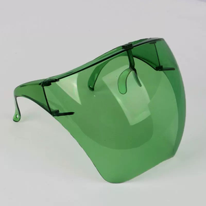 Pelindung plastik bening keselamatan pelindung wajah transparan serbaguna olahraga Anti debu industri pelindung wajah masker wajah penuh - Product Image 3