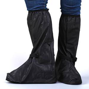 <span class=keywords><strong>Chaussure</strong></span> imperméable à fermeture éclair, 1 paire, bottes de cyclisme, réutilisables, pour l'extérieur, résistantes à la <span class=keywords><strong>pluie</strong></span> - Product Image 1