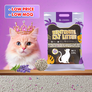 Litière pour chat en bentonite premium à forte absorption, charbon actif, design jetable dans les toilettes - Litière pour chat en forme de boule minérale naturelle désodorisante - Product Image 1