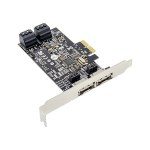 Carte <span class=keywords><strong>RAID</strong></span> SUNWEIT ST54 PCIe <span class=keywords><strong>X2</strong></span> 88SE9230 2-eSATA & 4-SATA Gen3 - Product Image 2