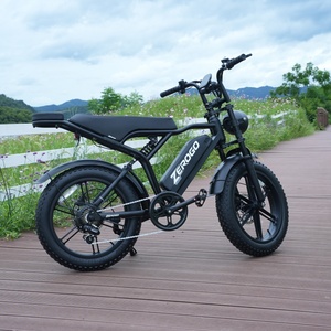 Bicicleta Eléctrica Zerogo Unisex con Llantas Anchas, 250w V8, Batería de Litio de 50km 48v, Bicicleta Eléctrica Urbana para Ocio, Modelo R002 - Product Image 3