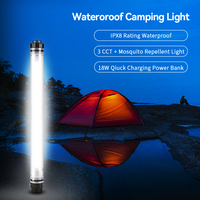 UYLED Barre lumineuse LED super brillante 665 lumens, lampe de tente rechargeable portable, éclairage blanc pour le camping en extérieur