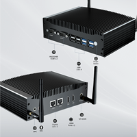 Mini PC Intel Core I7-10510U con 2 Puertos RJ45 LAN, 6 USB, 2 Puertos RS232 COM, 3 Salidas de Pantalla para DP, 64GB SSD+HDD, 10W DDR4, Nuevo, Enchufe AU/US
