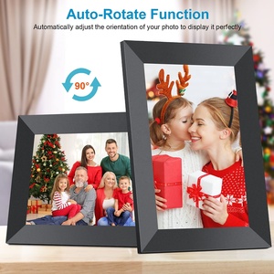 10\" WIFI Sharing Digital Photo Frame IPS Touch Screen Smart Picture Frame Sends Photos MP4 Videos Via FRAMEO Clock Function - Product Image 3