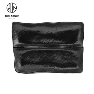 <span class=keywords><strong>Platos</strong></span> de restaurante de <span class=keywords><strong>melamina</strong></span> 100% rústicos baratos para hoteles <span class=keywords><strong>platos</strong></span> de plástico irregulares esmerilados sushi japonés ecológico 100 Uds - Product Image 5