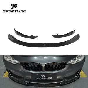 3 pcs/ensemble En Fiber De Carbone F82 M4 Spoiler Avant pour <span class=keywords><strong>BMW</strong></span> F80 <span class=keywords><strong>M3</strong></span> F82 F83 M4 14-18 - Product Image 1