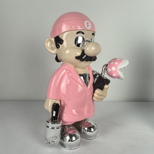 รูปปั้นตัวการ์ตูนมาริโอซูเปอร์คิลเลอร์คุณภาพสูงขนาด33ซม./50ซม. งานฝีมือทำจากเรซินสำหรับตกแต่งบ้าน - Product Image 4