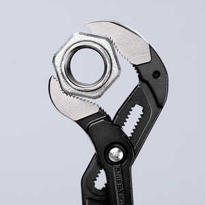 Pince à réglage variable Knipex Cobra XL, mâchoires dentelées en acier au chrome vanadium, qualité industrielle, pour écrous et tubes - Product Image 1