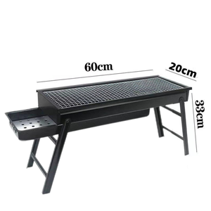 Large Backyard Party Garden Charcoal Barbecue Grill Smoker <b>Camping</b> Outdoor Kitchen Cart Bbq Grills - Product Image 4