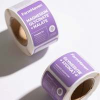Autocollant de produit adhésif de marque privée logo personnalisé bouteille nettoyant fabricant emballage et produit d'impression