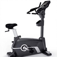 JW-NY412 Commerciële Staande Fitnessfiets Zelfvoorzienend 14KG Bidirectioneel Vliegwiel EMS Weerstand Fiets
