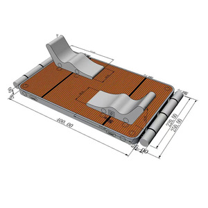Plataforma Flotante Inflable Weaver 400x250x30mm Antideslizante para Uso en Barcos de Pesca - Product Image 1