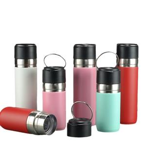 Logo personnalisé 500ml 700ml adapté aux bouteilles chaudes et froides avec couvercle à poignée - Product Image 1